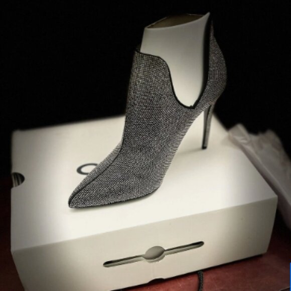 Aldo Women’s Rhinestone Ankle Booties - Picture 1 of 4